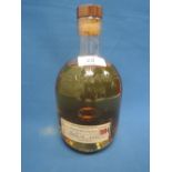 A bottle of Glenrothes Speyside malt whisky, distilled 1984, bottled 1996