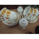 A part 'Mayfair' tea service (18 pieces approx)