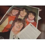 Official Beatles Fan Club 1968 poster plus National Newsletter no 11