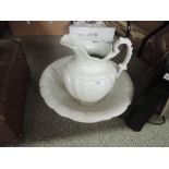 A Johnson Bros wash bowl and jug