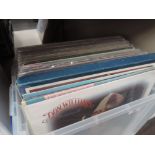 Crate of assorted Lps, various genres.