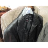 A gents suede jacket and gents leather jacket