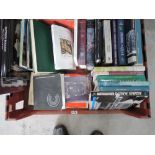 A box of volumes architectural interest also Folio Society - Dylan Thomas 'Under Milk Wood' and JE