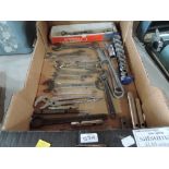 A box of spanners, sockets etc