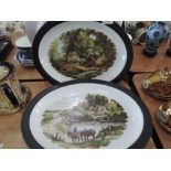 Six Hornsea Pottery series ware plates