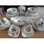 A part Royal Worcester 'Evesham' dinner service (39 pieces approx)