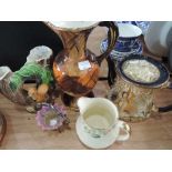 A selection of ceramics including Hornsea, Alfred Meakin jug, Old Court jug etc