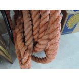 A length of nylon rope