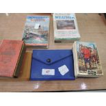 Two Observers books 'Ships' and 'weather', Waddingtons Lexicon card game with rules and British