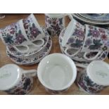 An retro Elizabethan 'Carnaby' part tea service (20 pieces approx)