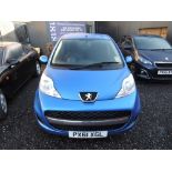 A Peugeot 107, PX61XGL, 4 door petrol 28357 miles, NO V5 BUYER TO APPLY, NO MOT