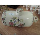 A vintage ceramic hot water bottle bed warmer by Heron Cross Pottery