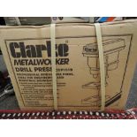 A Clarke pillar drill press no CDP101b as new in box