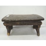 A 19th century vernacular pine stool