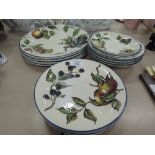 A selection of plates saucers and dishes by Pier 1 England Angleterre