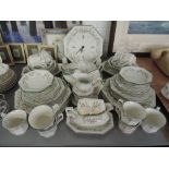 A large Johnsons Bros Eternal Bow dinner service (approximately) 30 pieces