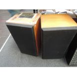 A pair of vintage Western Audio Research speakers, series 2 with original brochure