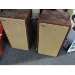 A pair of vintage Bowers and Wilkins speakers, DM1