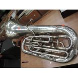 An early 20th Century Euphonium by Boosey and Co, Imperial Model, Soleron, serial number 135593