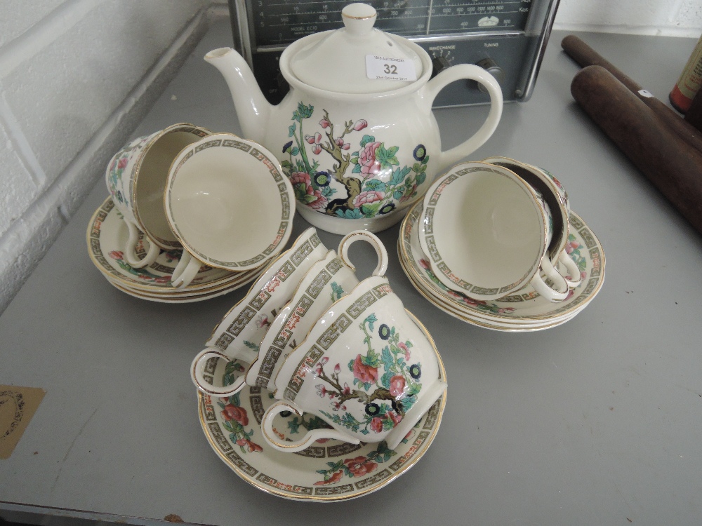 A part tea service Sadler with oriental design work 15 pieces approx