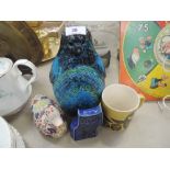 A selection of animal related ceramics and Hornsea Pottery including penguin money box etc