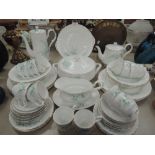 A part tea / coffee service by Royal Stafford bone china 50 pieces approx