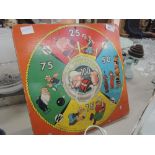 A vintage childrens game board Popeye S.S.Spinacher by Wells and co ideal display piece