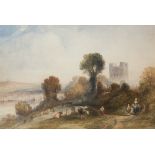 Charles Marshall (1806-1890) A View of Rochester signed with monogram l.l.: C.M watercolour 31 cm by