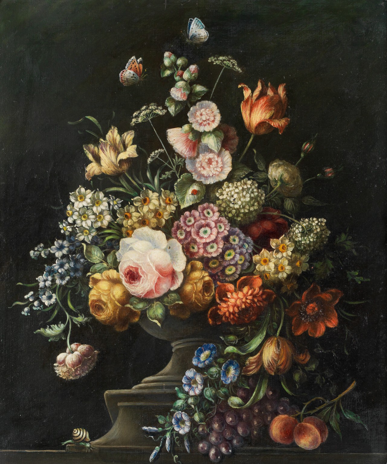 L.M.C. IRELAND (19TH/20TH CENTURY) STILL LIFE OF FLOWERS signed l.r.: L.M.C. Ireland, oil on