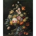 L.M.C. IRELAND (19TH/20TH CENTURY) STILL LIFE OF FLOWERS signed l.r.: L.M.C. Ireland, oil on