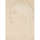 •Alfred Wolmark (1877-1961) Dame Edith Evans signed and dated l.r. Wolmark/1926 inscribed: Edith