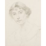 Attributed to Augustus John, OM, R.A. (1878-1961) Portrait of a lady pencil 32 cm by 25 cm; 12 ½