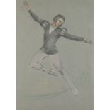 HILARY GREENFIELD (FL. 1933) TWO PICTURES OF DANCERS one signed, dated 1933 perhaps costume