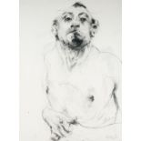 •Paul McPhail (b. 1966) Sparra charcoal signed l.r. McPhail 73cm by 54cm; 28 ¾ in by 21 ¼ in McPhail