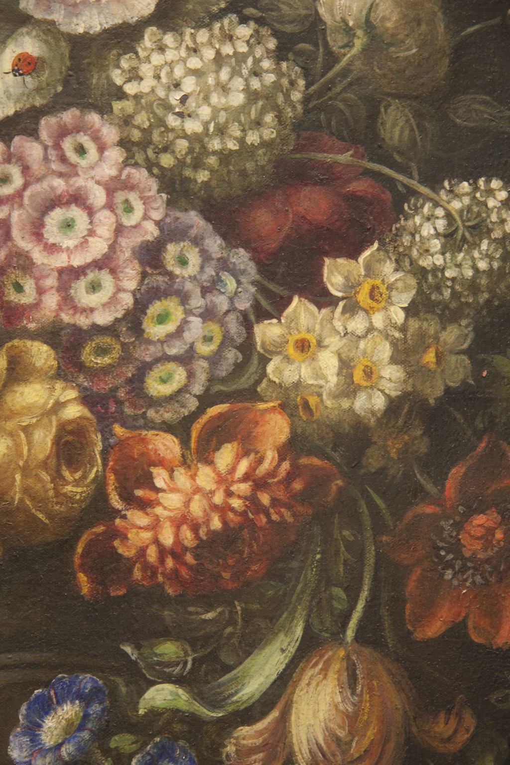 L.M.C. IRELAND (19TH/20TH CENTURY) STILL LIFE OF FLOWERS signed l.r.: L.M.C. Ireland, oil on - Image 4 of 6