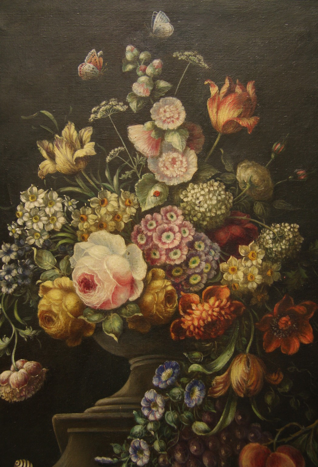 L.M.C. IRELAND (19TH/20TH CENTURY) STILL LIFE OF FLOWERS signed l.r.: L.M.C. Ireland, oil on - Image 3 of 6