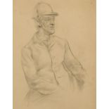 •George Charlton, N.E.A.C. (1899-1979) A group of four drawings including Portrait of a huntsman,