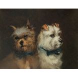 *ALFRED WHEELER (1851-1932) FRIENDS signed with initials l.r.: AW oil on board 18 cm by 23 cm; 7