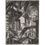 GIOVANNI BATTISTA PIRANESI (1720-1778) THE ROUND TOWER (PLATE III FROM CARCERI D'INVENZIONE) etching