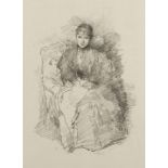 JAMES ABBOTT MCNEILL WHISTLER (1834-1903) NEEDLEWORK lithograph 1896, on wove paper watermarked