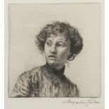 •AUGUSTUS JOHN, O.M., R.A. (1878-1961) THE SERVING MAID signed in pencil l.r.: Augustus John etching