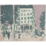 •PIERRE BONNARD (1867-1947) LES BOULEVARDS lithograph printed in colours 1900, from Mappenwerk der