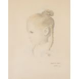 •MARIETTE LYDIS (1887-1970) PORTRAIT OF A YOUNG GIRL lithograph with eight other lithographic