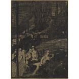 •SIR FRANK BRANGWYN, R.A, R.W.S. (1867-1956) THE MINE lithograph 30.5 cm by 22.5 cm; 12 in by 8 3/