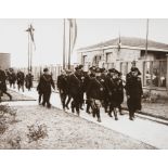 A VISIT BY MUSSOLINI AND MEMBERS OF HIS STAFF TO THE CAPRONI AIRCRAFT FACTORY AN ALBUM OF NINE