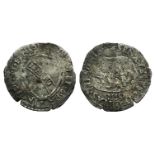 Italy, Siena, Republic, 1404-1555. BI Bolognino 1550 (19mm, 0.86g, 12h). Arms. R/ She-wolf with