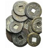 China, Qing dynasty, lot of 15 Æ coins, to be catalog. LOT SOLD AS IS, NO RETURN