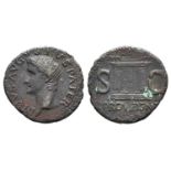 Divus Augustus (died AD 14). Æ As (29mm, 9.93g, 12h). Rome, c. AD 22/23-30. Radiate head l. R/