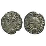 Italy, Sicily, Messina. Federico II (1197-1250). BI Denaro (17mm, 0.66g), struck 1221. Eagle facing,