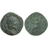 Pupienus (238), Sestertius, Rome, April - June AD 238; AE (g 22,33; mm 30; h 12); IMP CAES M CLOD
